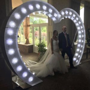 Letters In Lights NI - Heart Arch