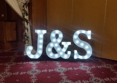 Initials - Marquee Style