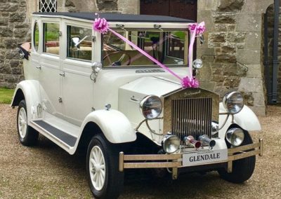 1930s Style White Imperial Landaulette