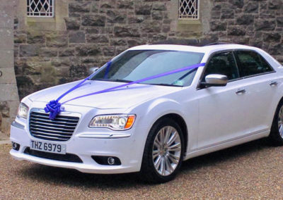White Chrysler 300C Saloon